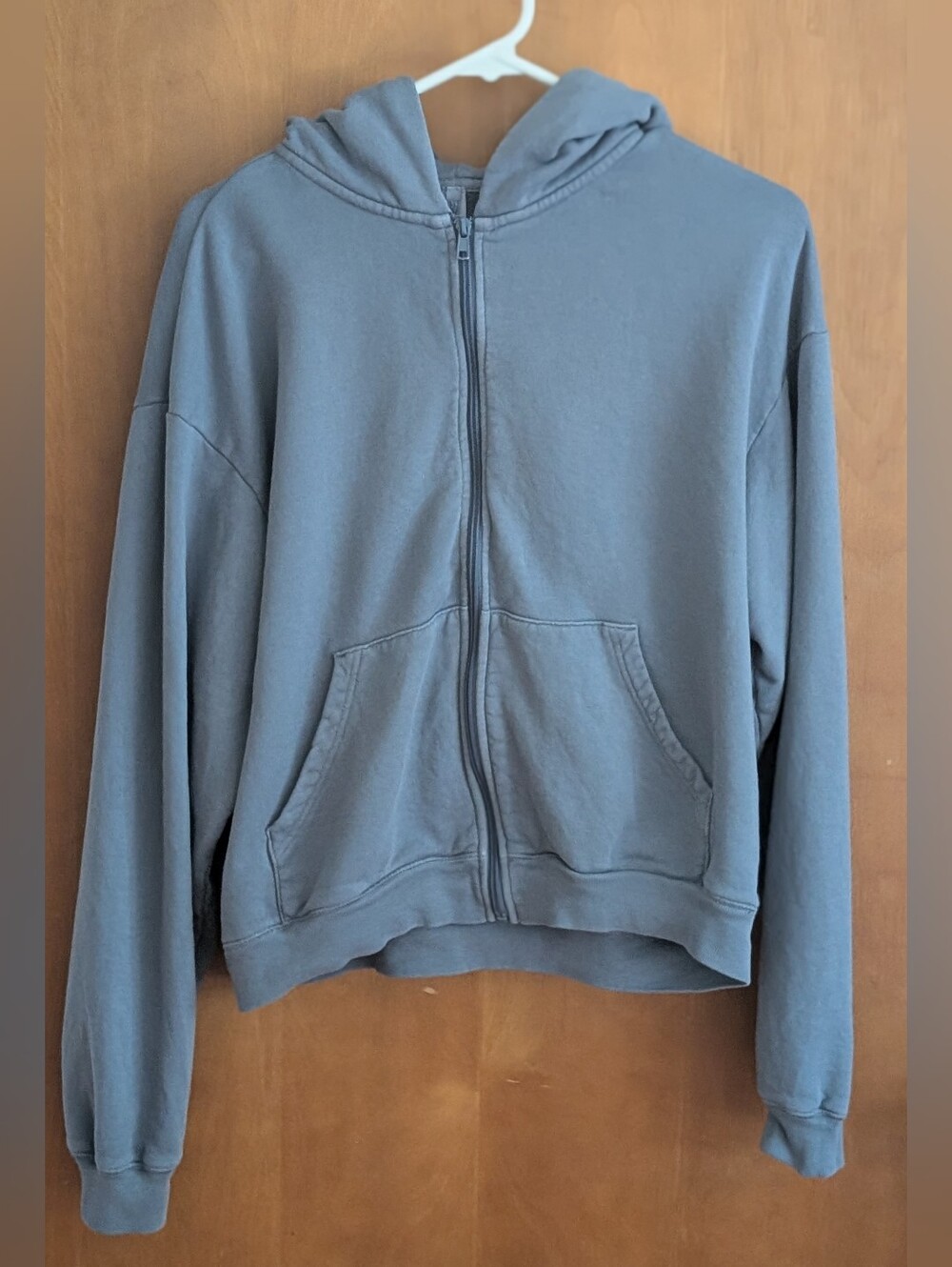 SKIMS 100% Cotton Zip-Up Hoodie Medium